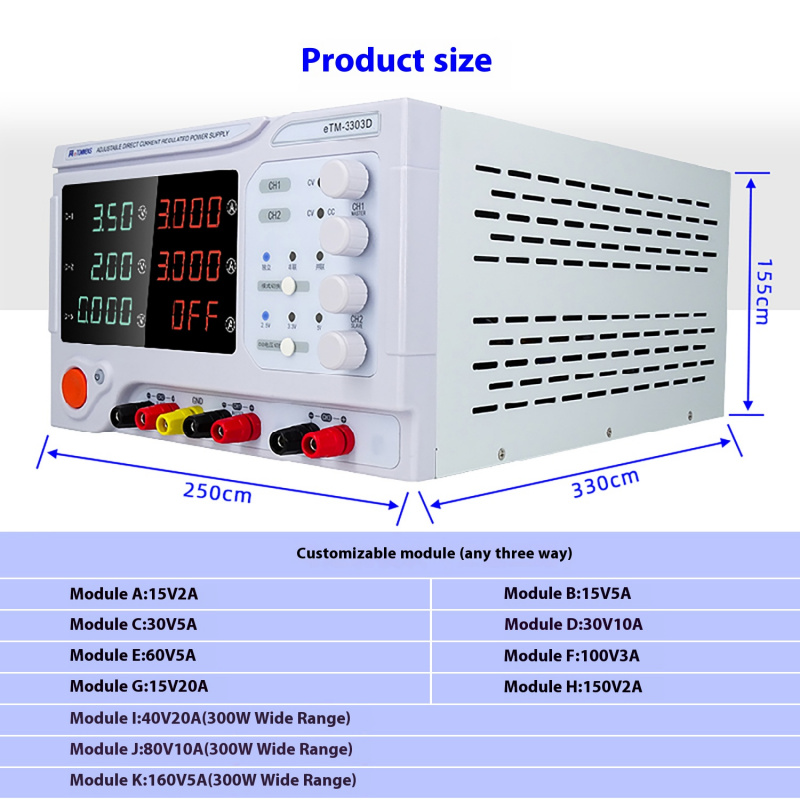 Zasilacz laboratoryjny liniowy – Dual Channel Linear Power Supply 30V 5A recenzja i cena